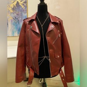 Leather Jacket LY VAREY LIN